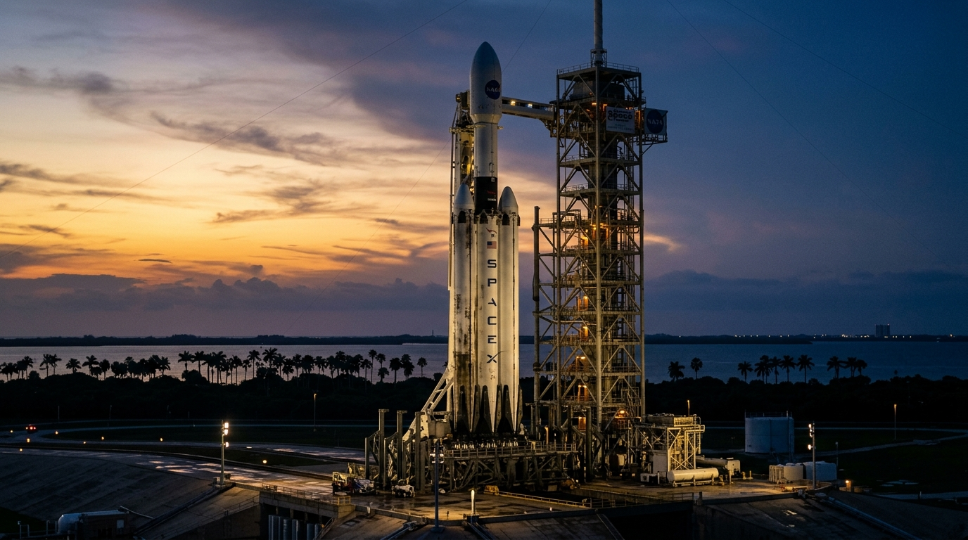 SpaceX Rocket Launch Pad Cape Canaveral