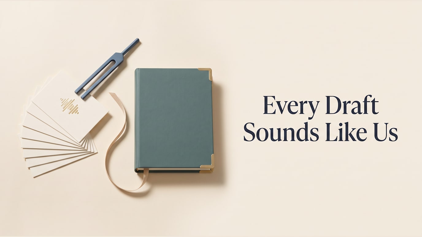 Every Draft Sounds Like Us