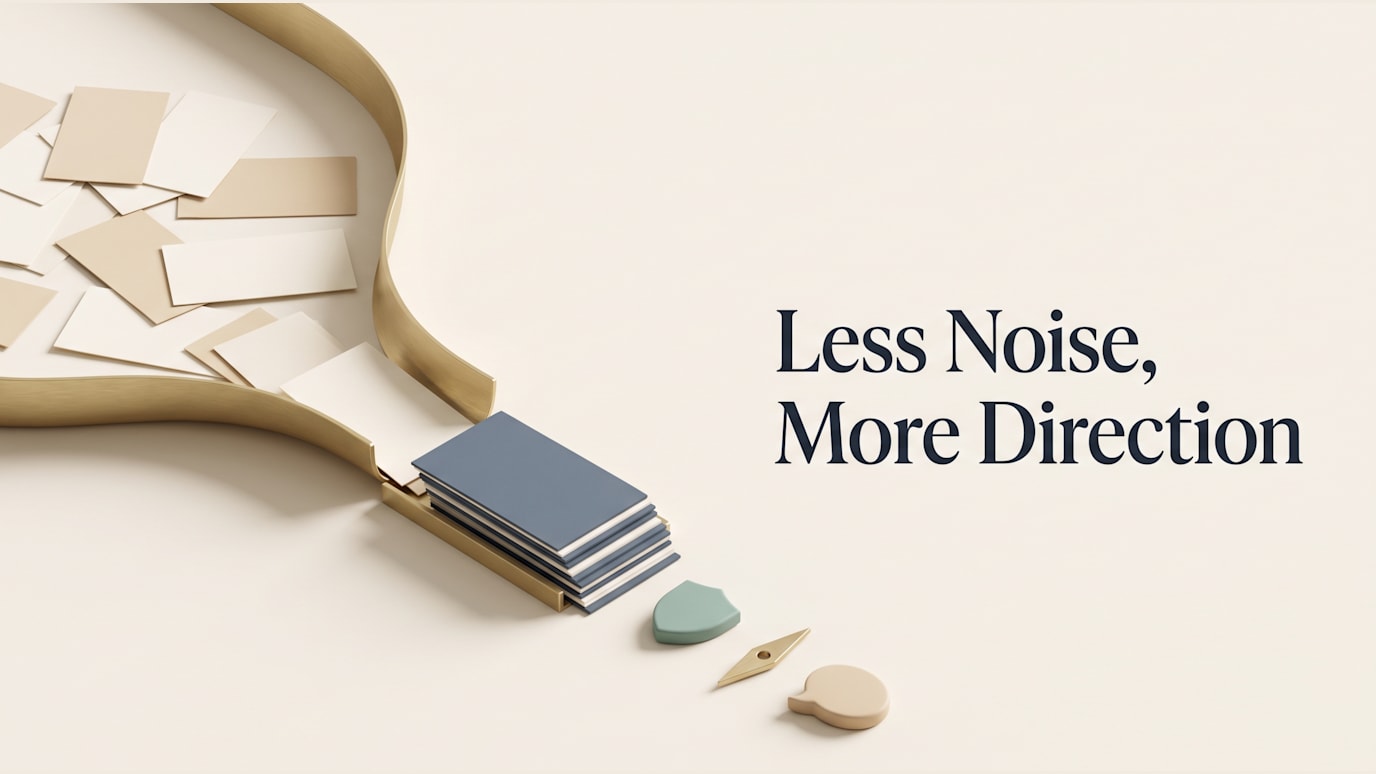 Less Noise, More Direction