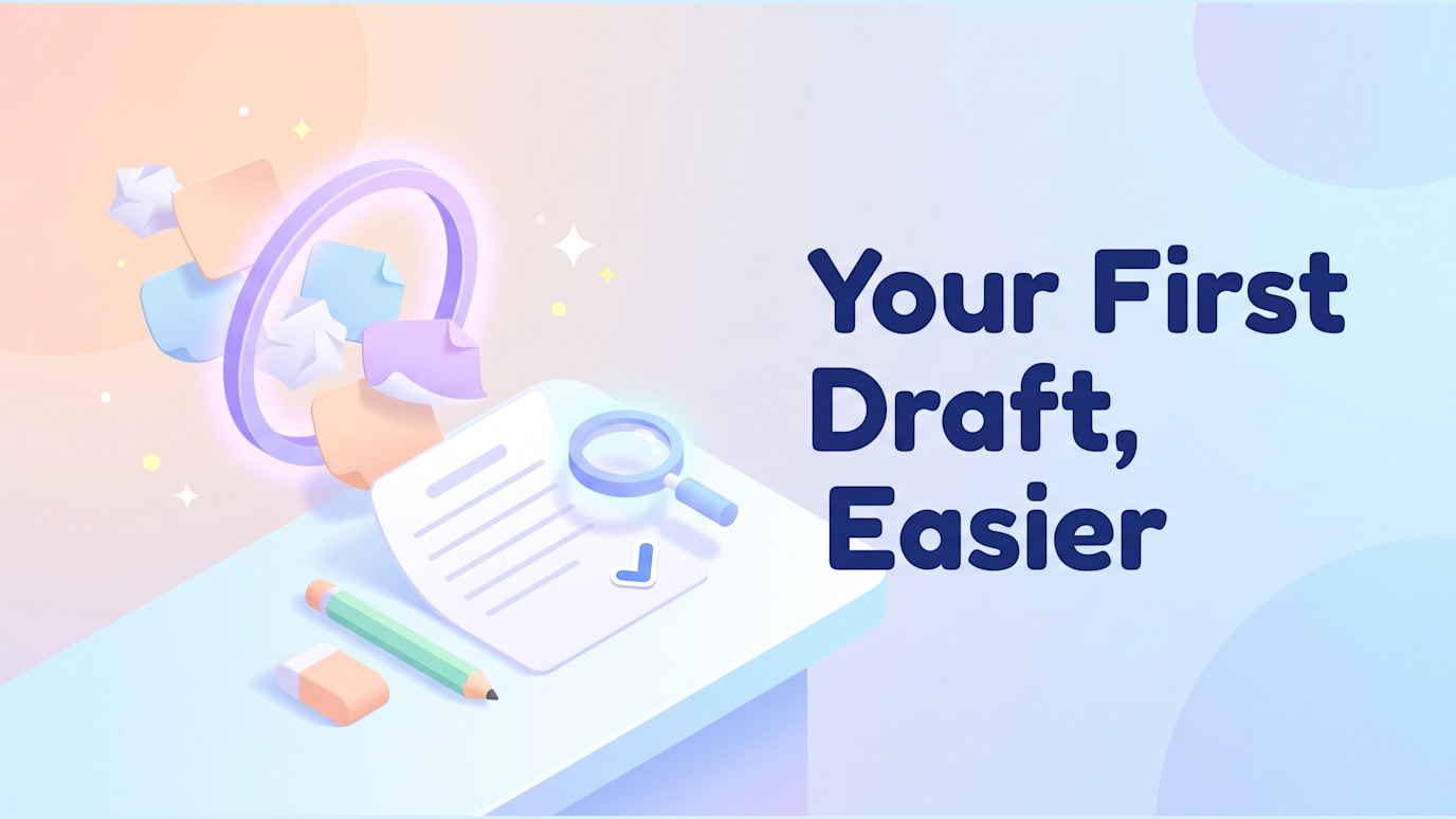 Your First Draft, Easier