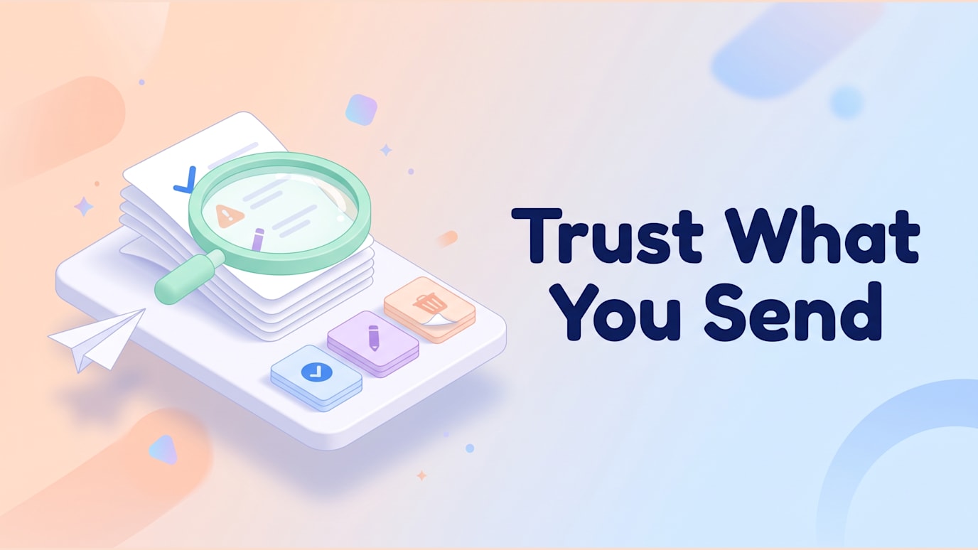 Trust What You Send