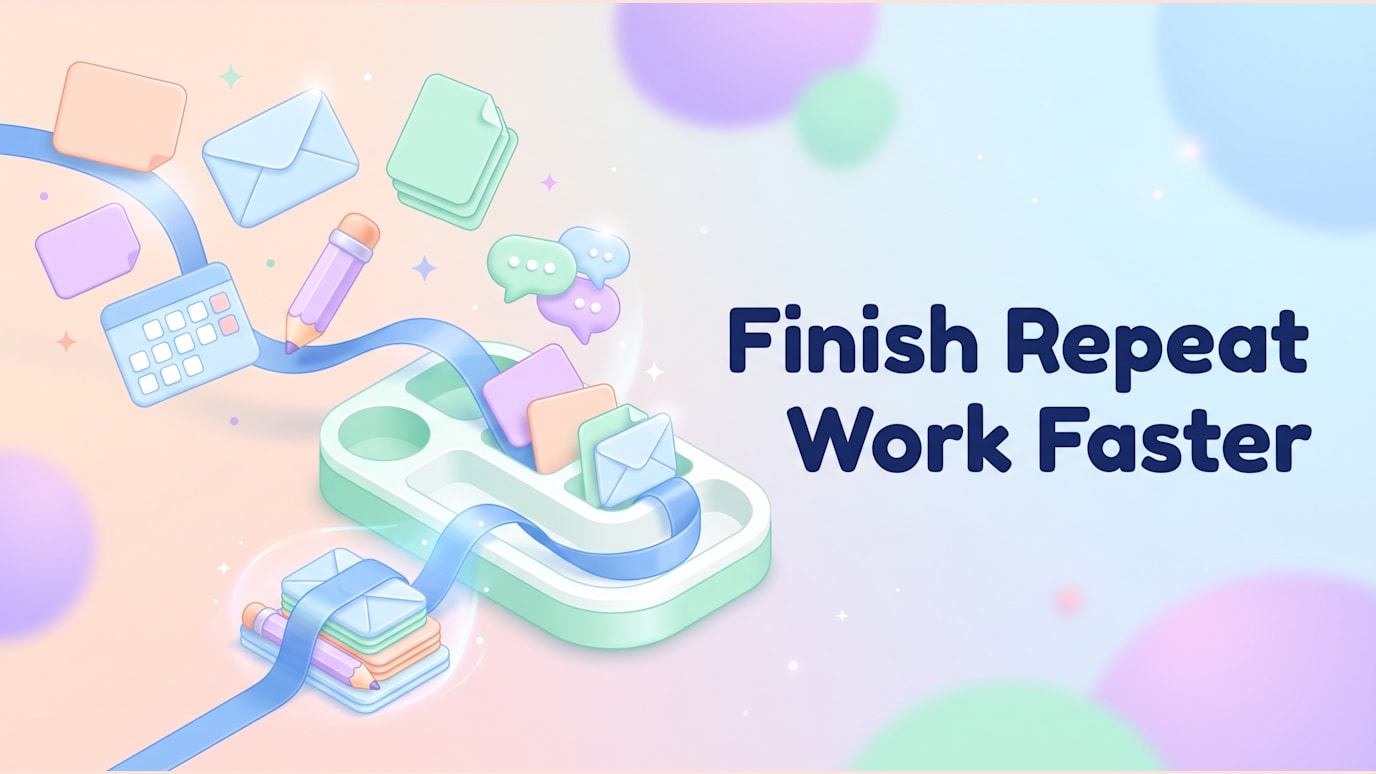 Finish Repeat Work Faster