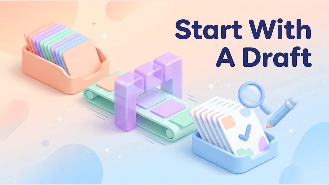 Start With A Draft