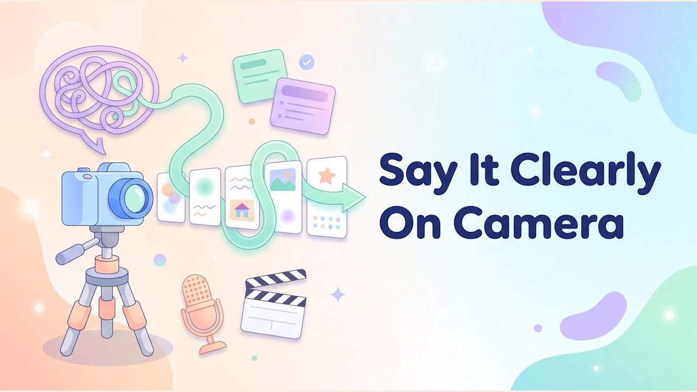 Say It Clearly On Camera