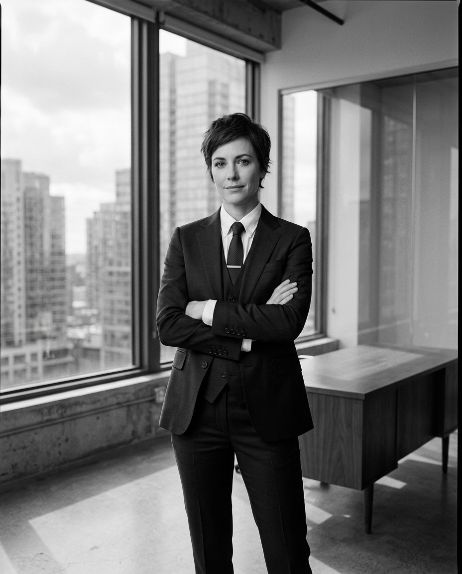 Portrait representing a founder-led professional services firm leader