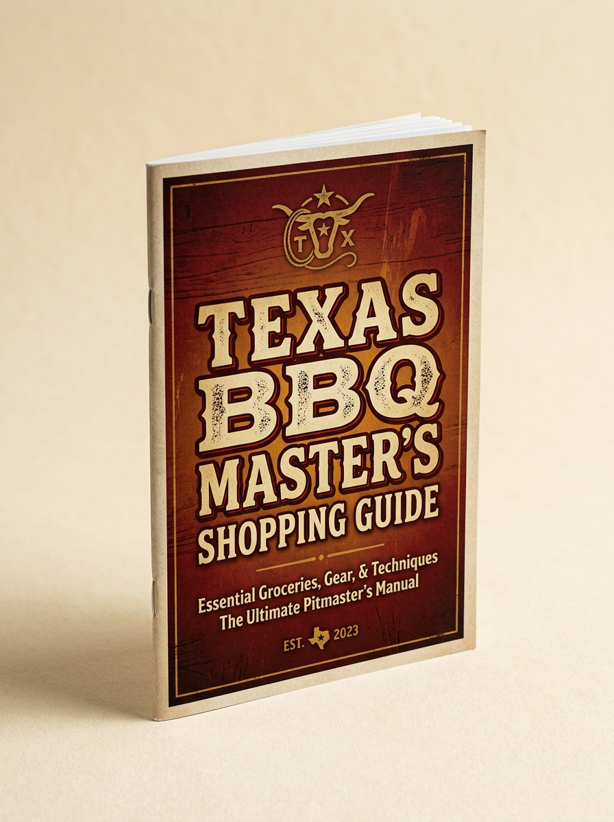 Texas BBQ Master's Shopping Guide mockup