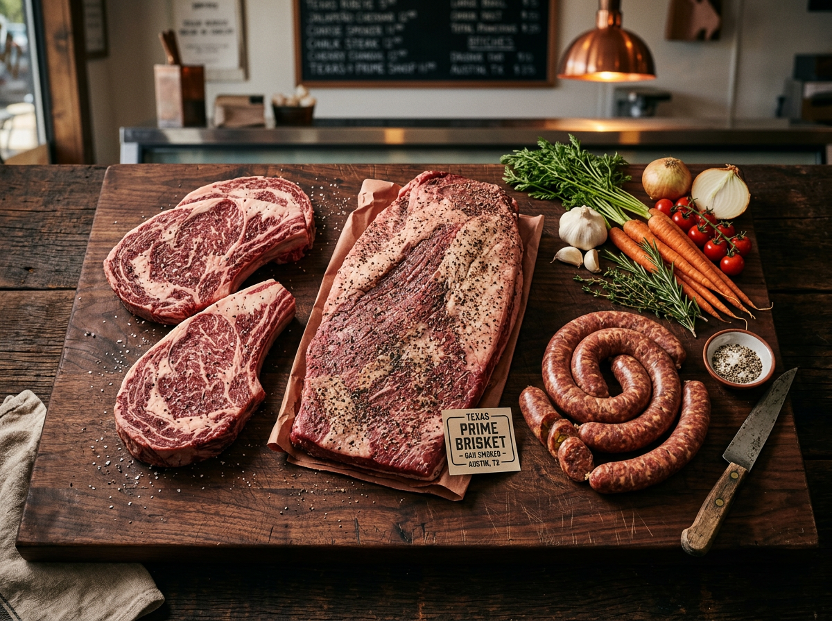 Fresh cut Texas butcher meats