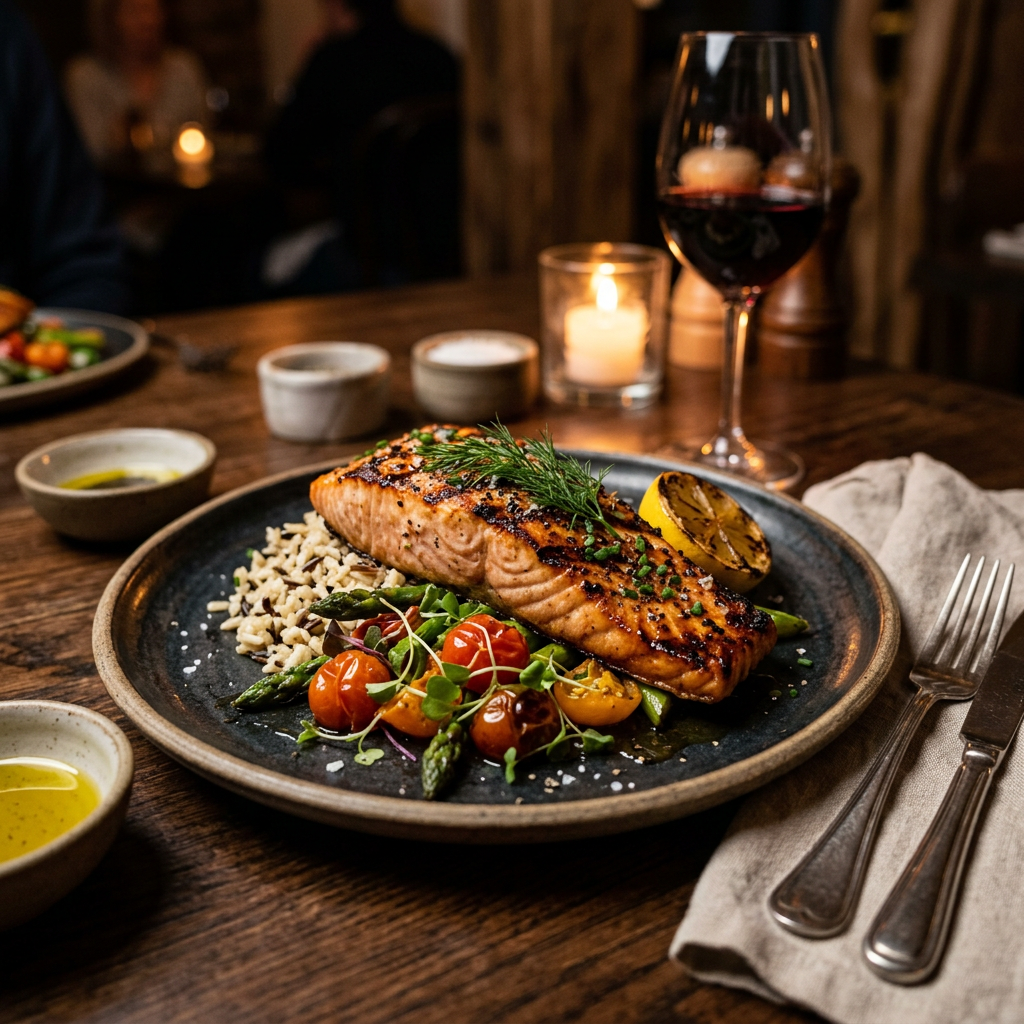 Restaurant menu photography session